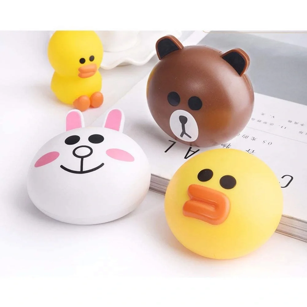 LINE Friends Style Contact Lense Travel Case - Brown the Bear 🐻